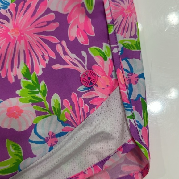 Lilly Pulitzer Luxletic Large Ocean Trail Short Amethyst Moms The Word Item# BN - Picture 9 of 9
